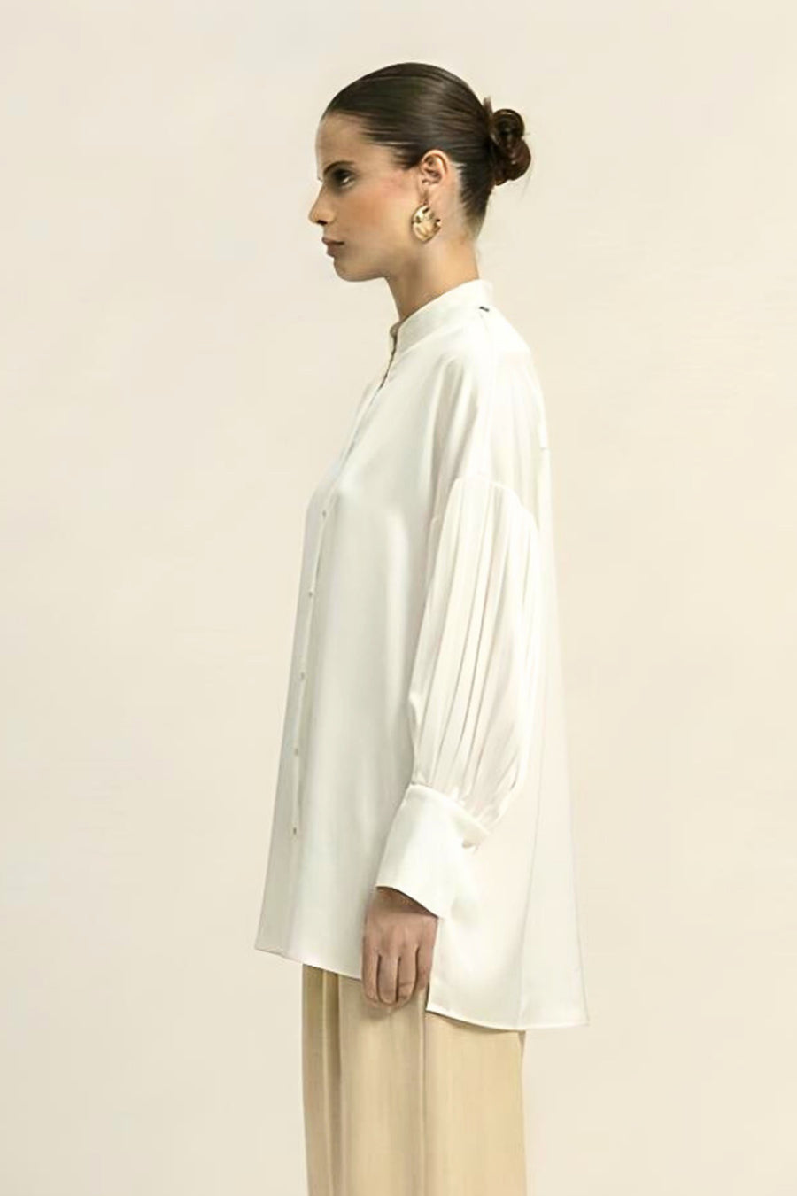 Ivory Coin Embellished Top