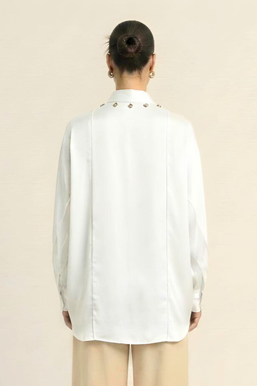 Ivory Coin Embellished Top