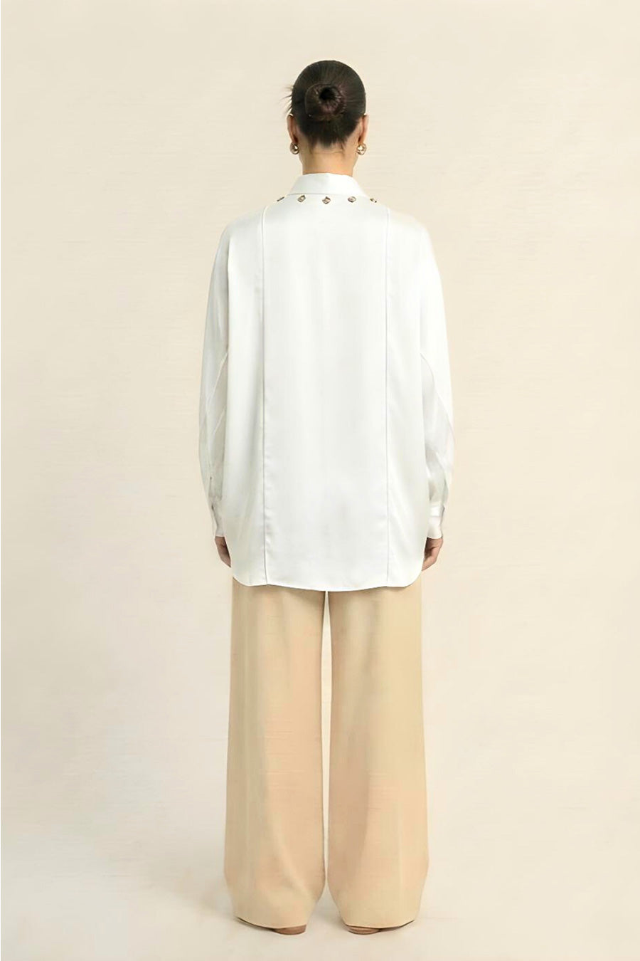 Ivory Coin Embellished Top