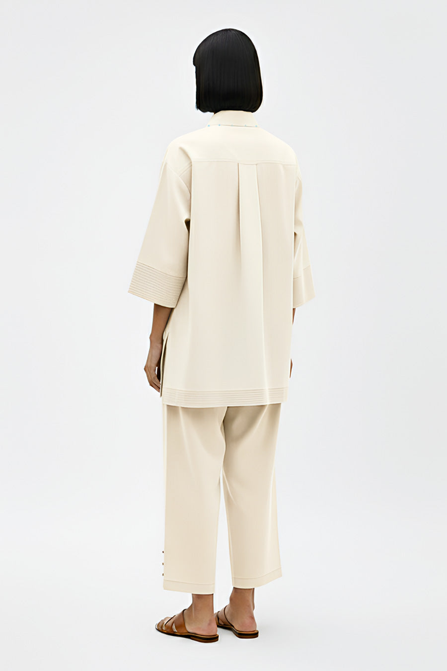 Ivory Top & Pant Co-Ord Set