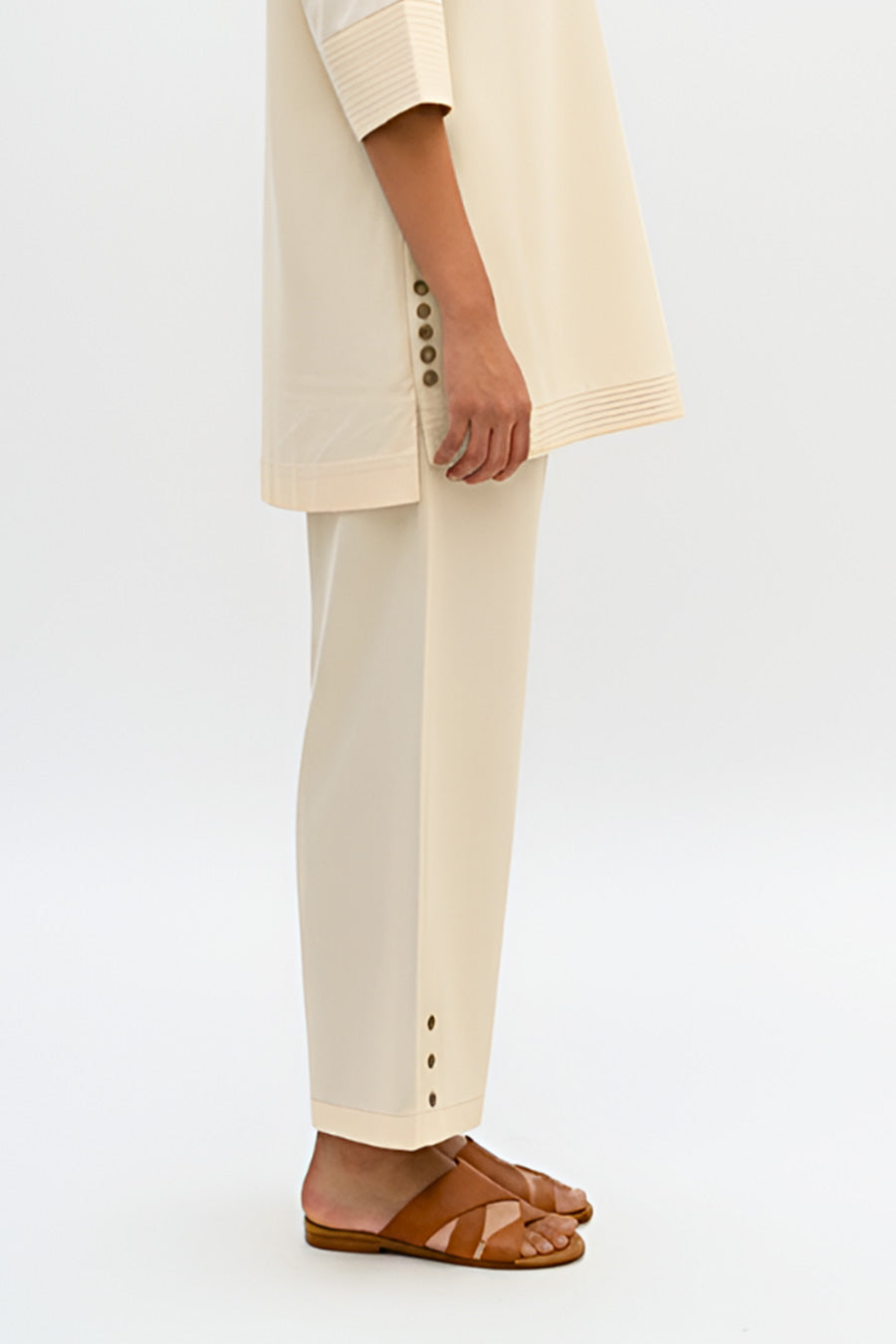 Ivory Top & Pant Co-Ord Set