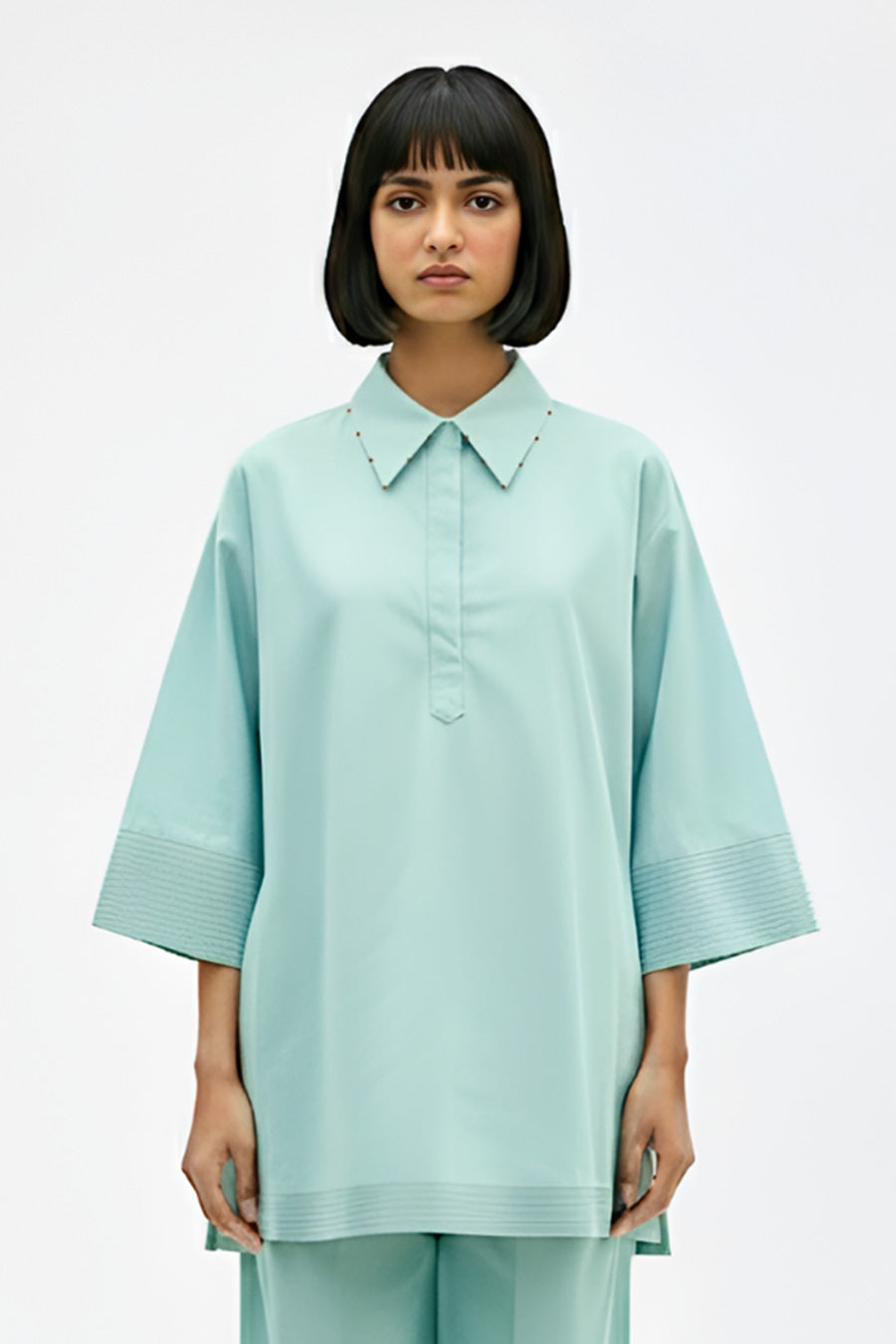 Tiffany Blue Top & Pant Co-Ord Set