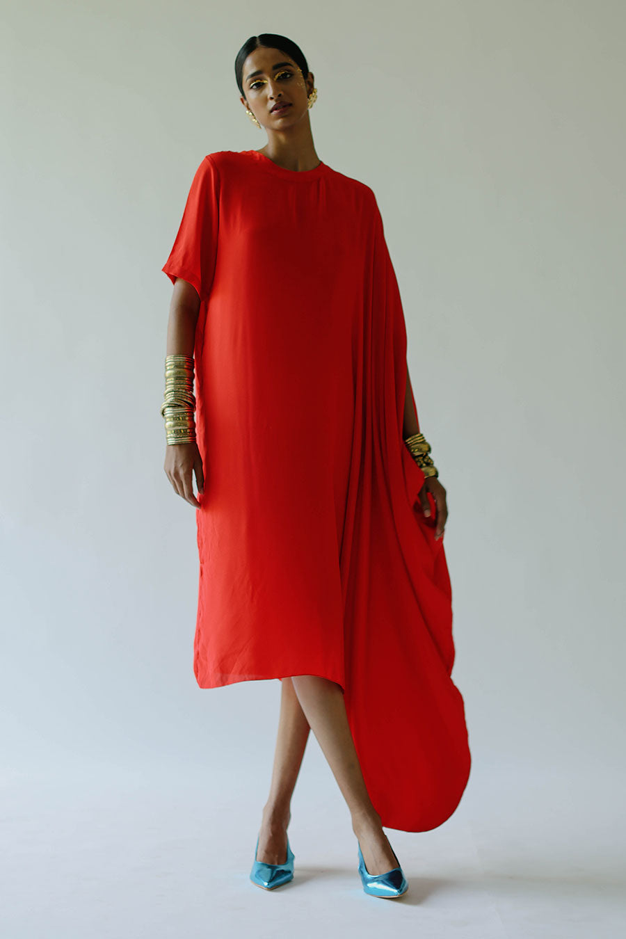 Red Fiery Claire Dress