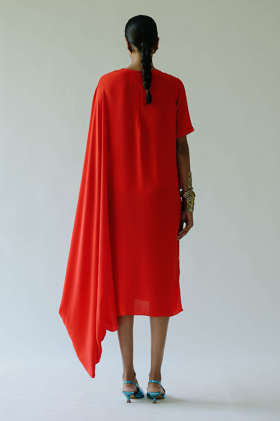 Red Fiery Claire Dress