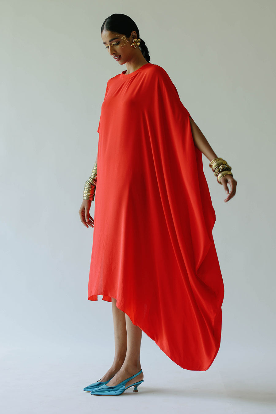 Red Fiery Claire Dress