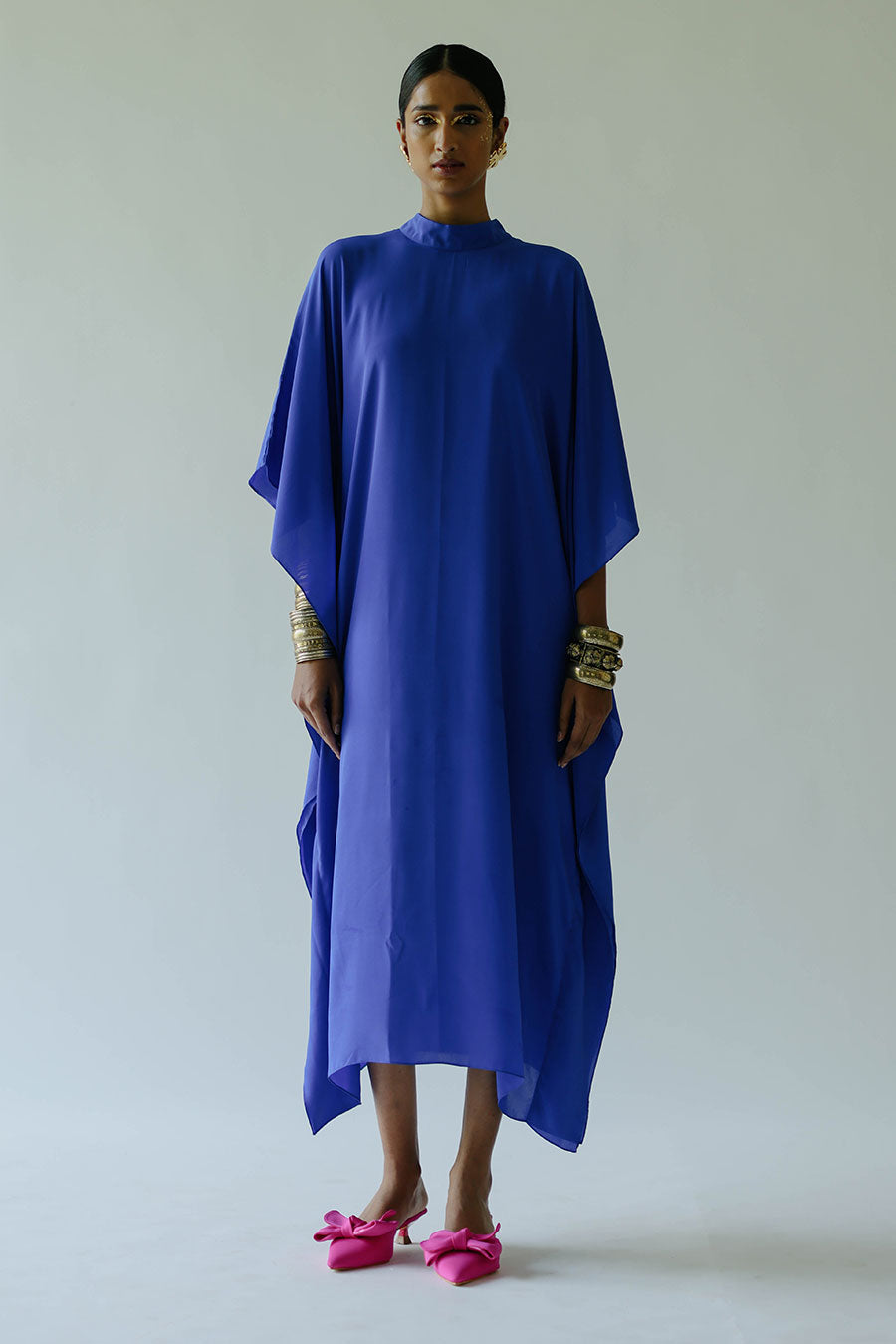 Blue Klien Mimi Kaftan Dress