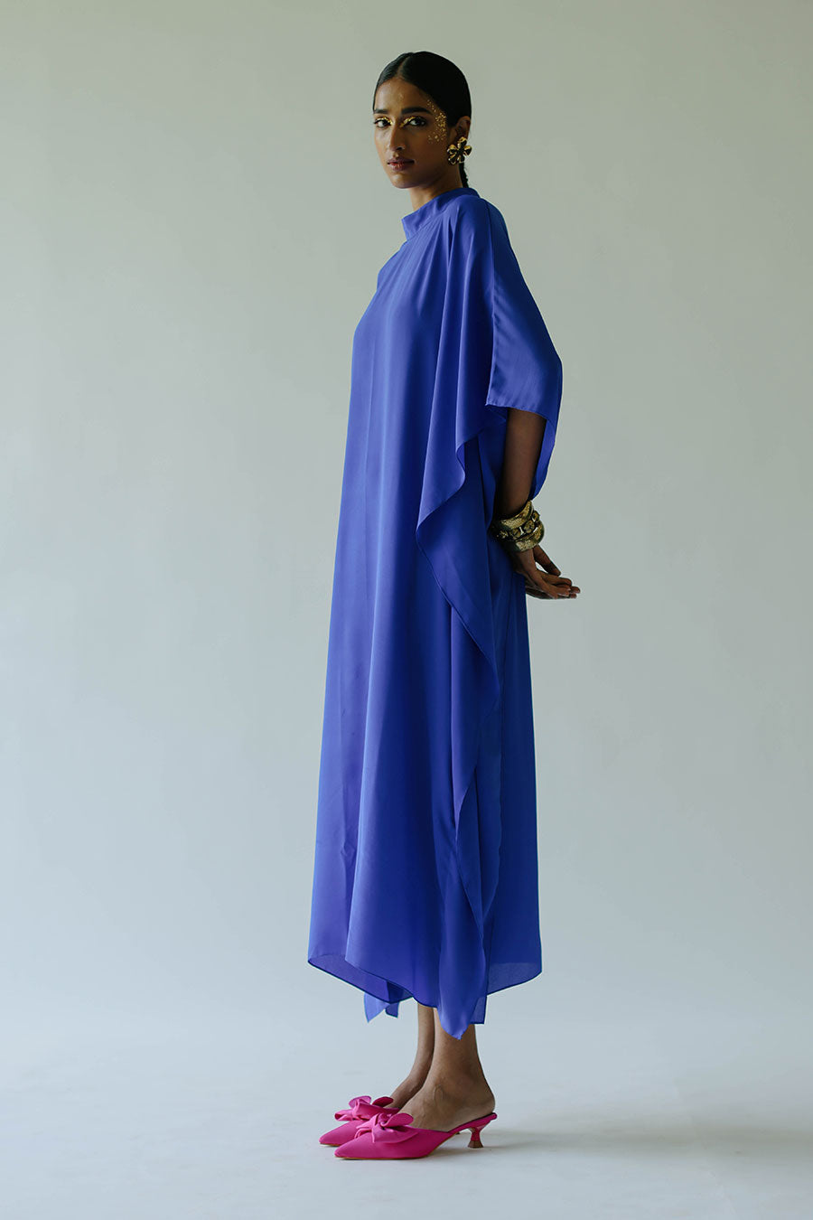 Blue Klien Mimi Kaftan Dress