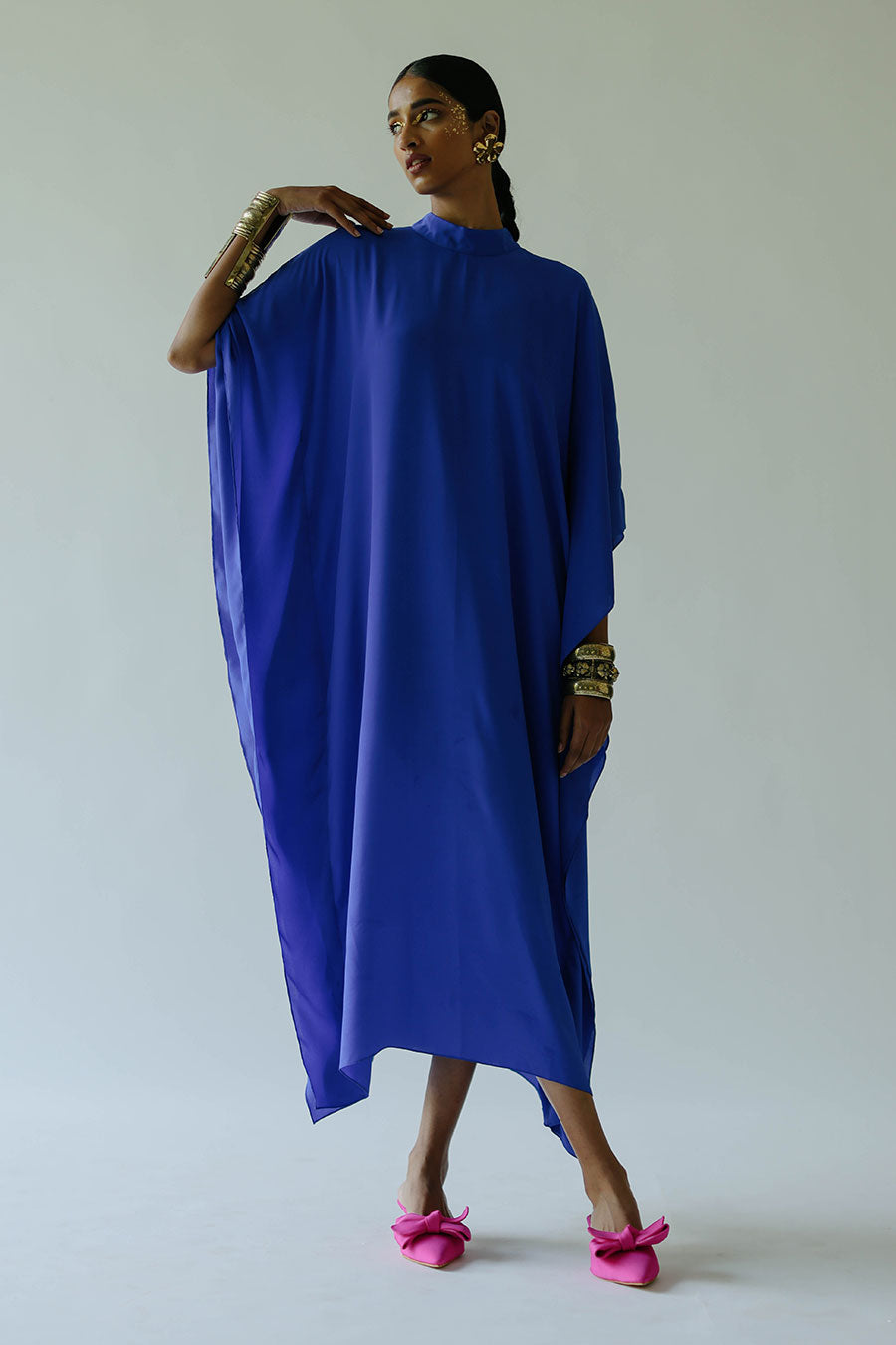 Blue Klien Mimi Kaftan Dress