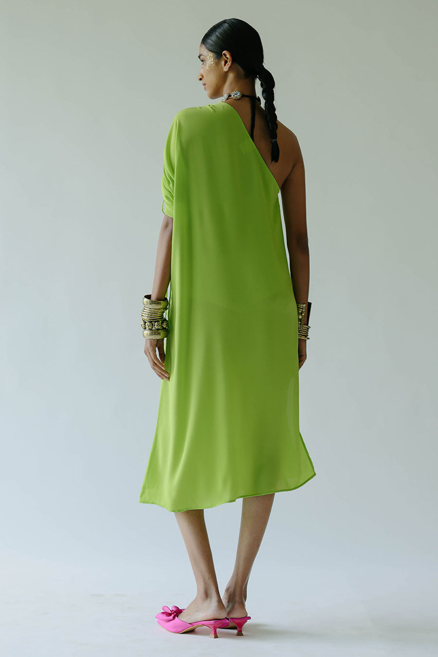 Green Acid Nora Dress