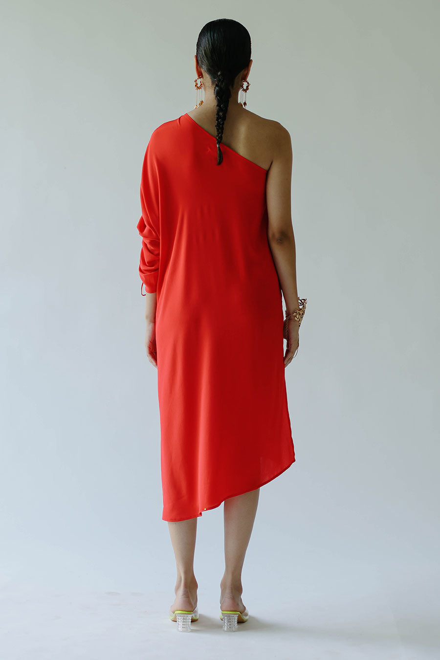 Red Fiery Nora Dress