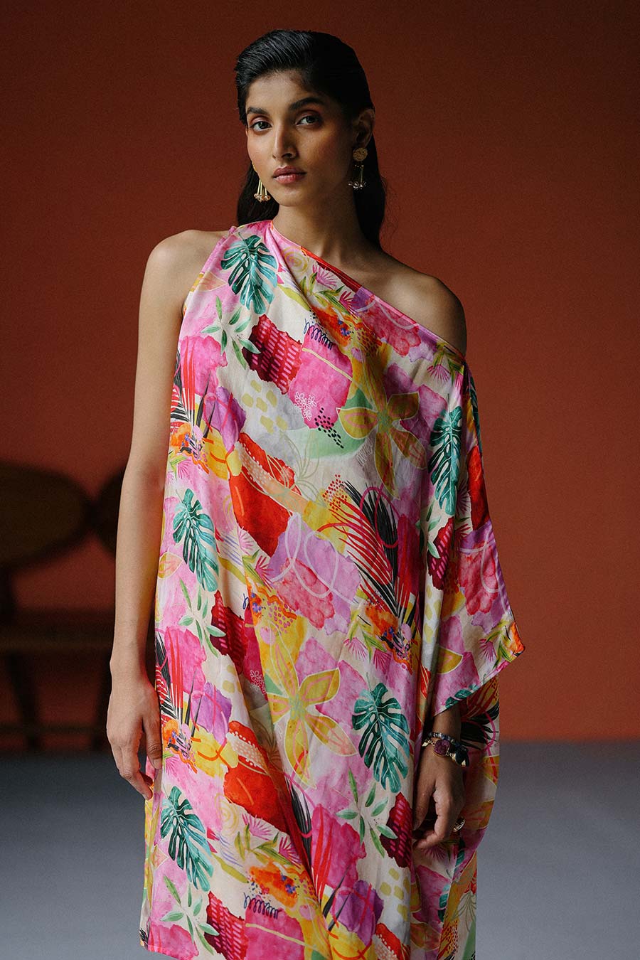 Pink Printed Olivia Tunic & Pant Co-Ord Set