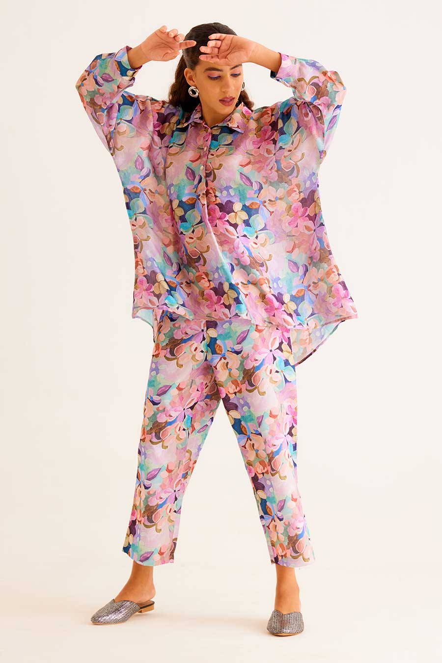 Floral Print PAC Top & Pant Co-Ord Set