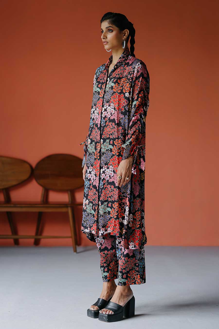 Printed Amelia Shirt & Pant Co-Ord Set