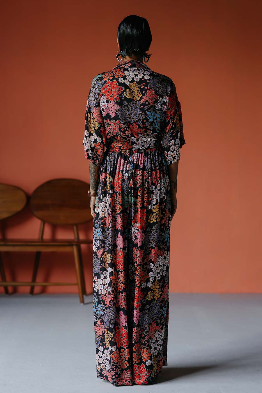 Printed Bobby Top & Culottes Co-Ord Set