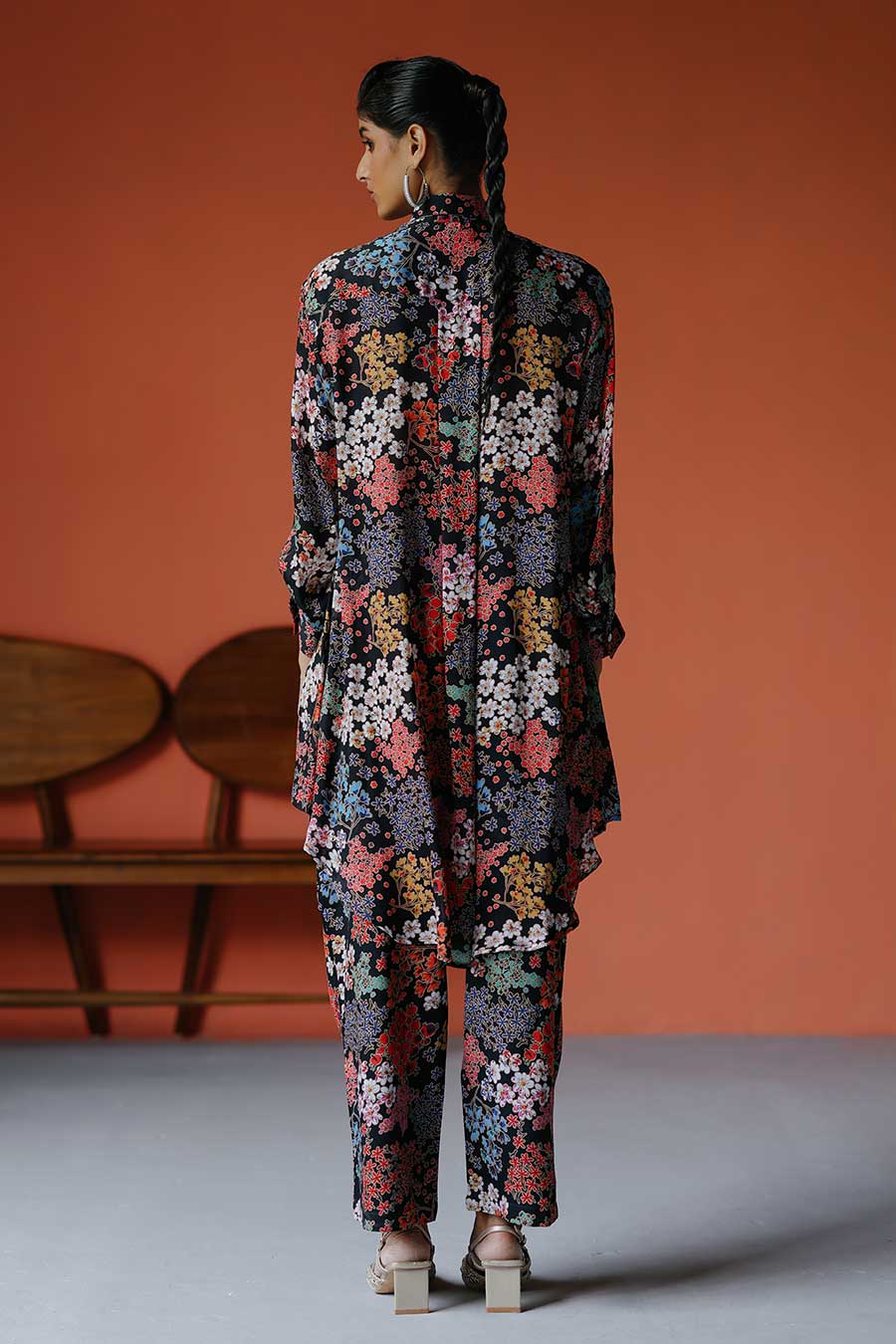 Printed Indie Shirt & Pant Co-Ord Set
