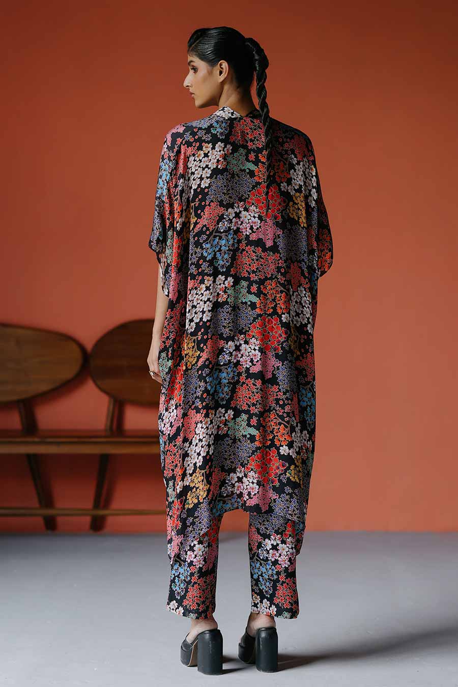 Printed Luna Kaftan Shirt & Pant Co-Ord Set