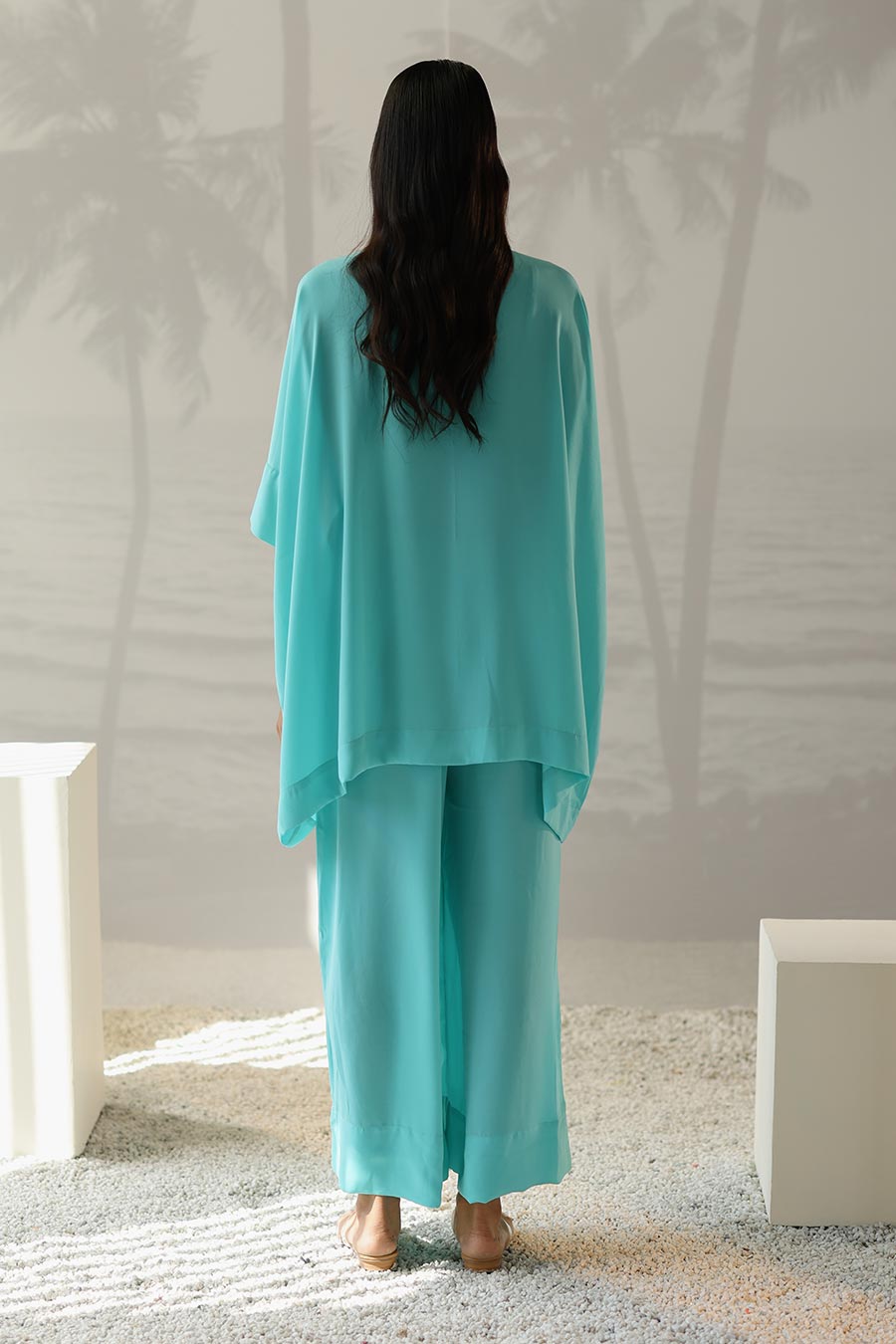 Aqua Alice Shirt & Pant Co-Ord Set