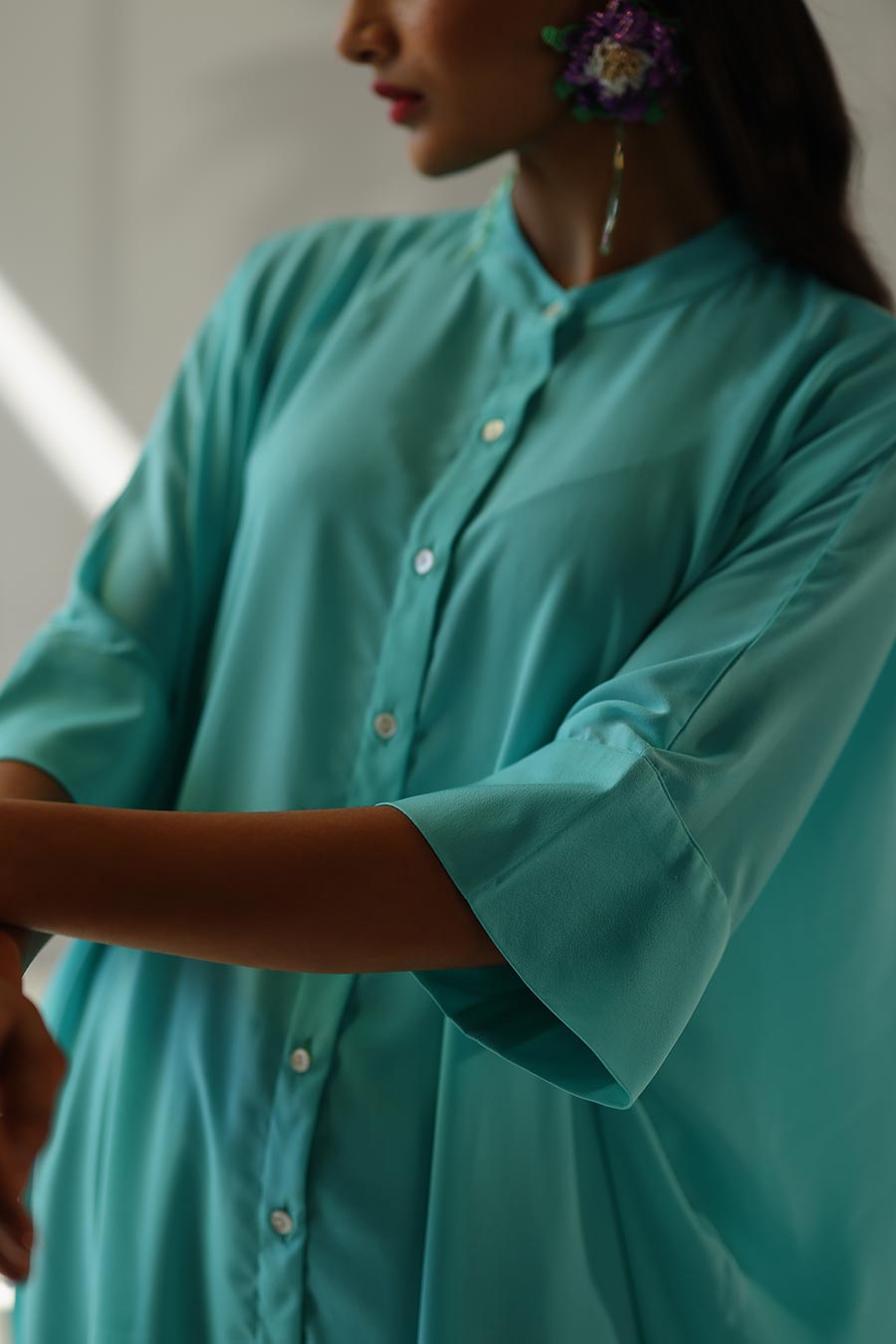 Aqua Alice Shirt & Pant Co-Ord Set