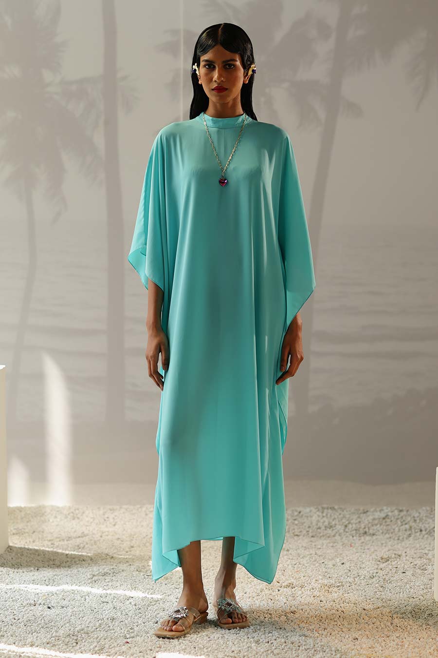 Aqua Mimi Kaftan Dress