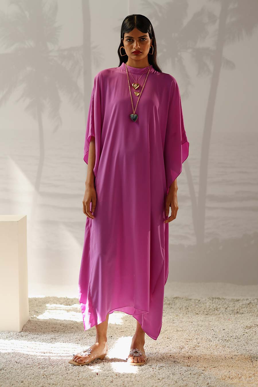Purple Mimi Kaftan Dress