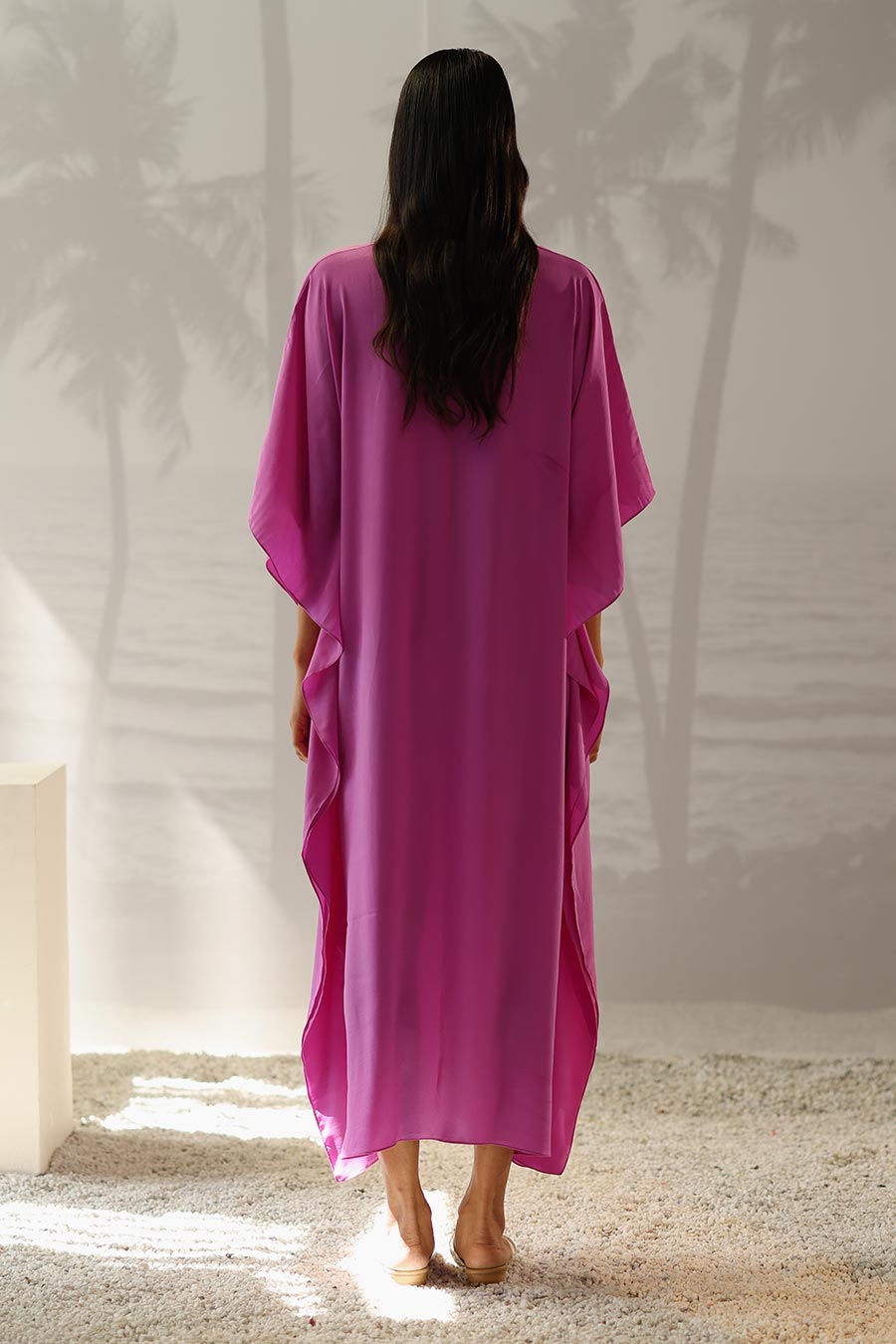 Purple Mimi Kaftan Dress