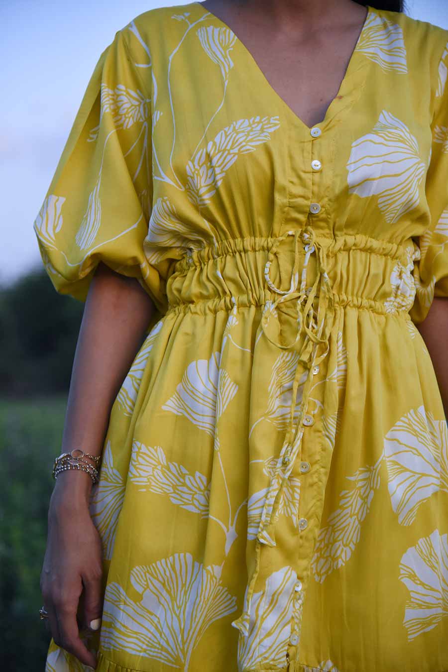 Elenor Printed Short Dress