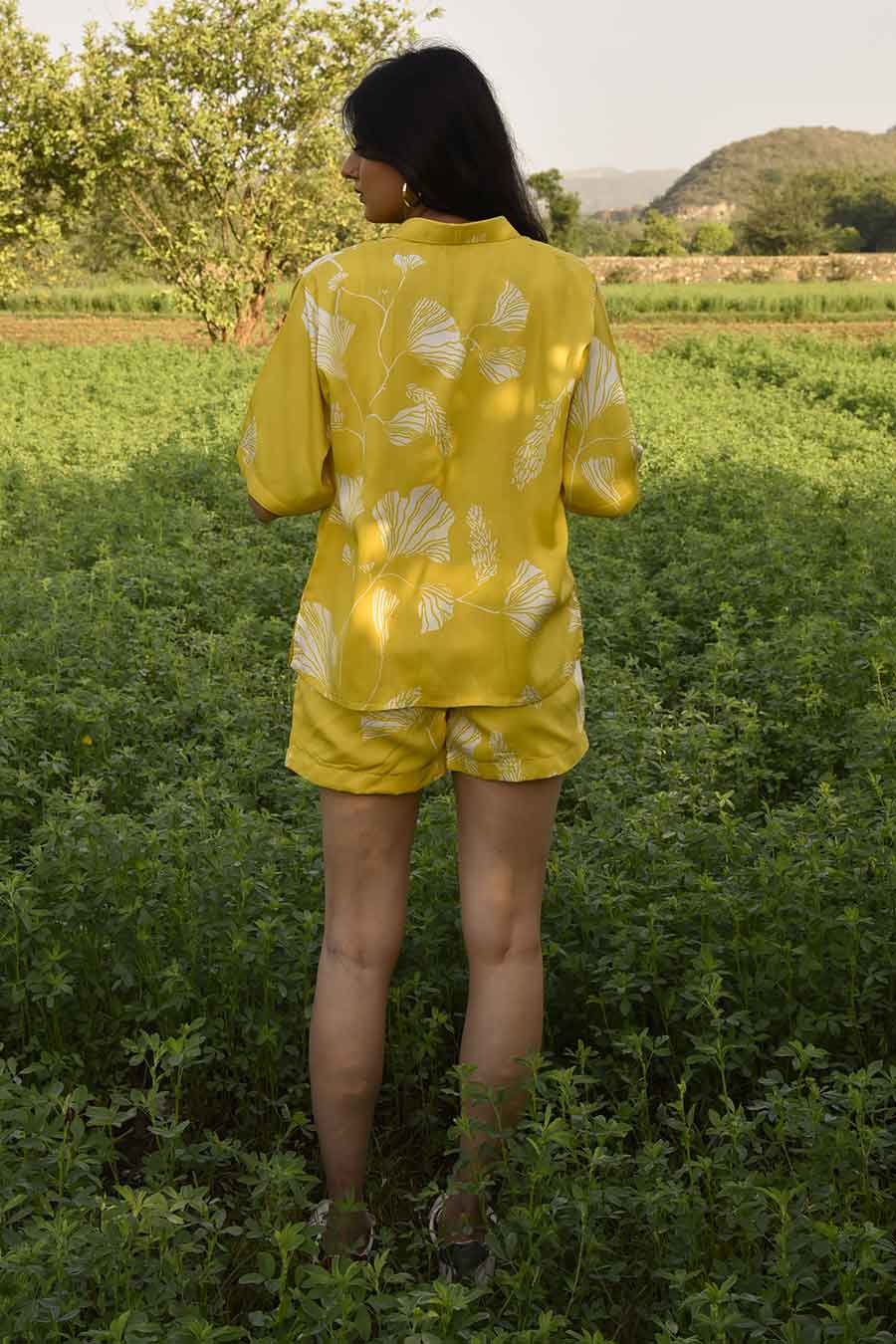 Akino Printed Shirt & Shorts Co-Ord Set