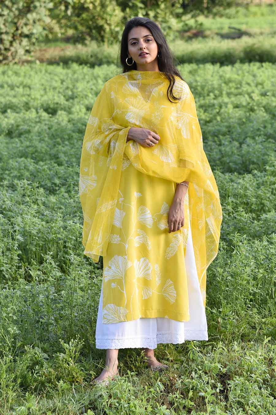 Nuha Printed Kurta & Dupatta Set