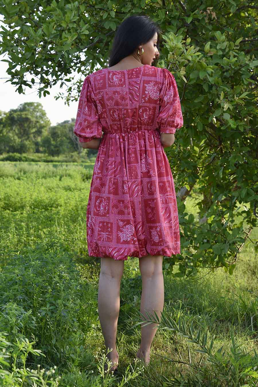 Candace Printed Short Dress