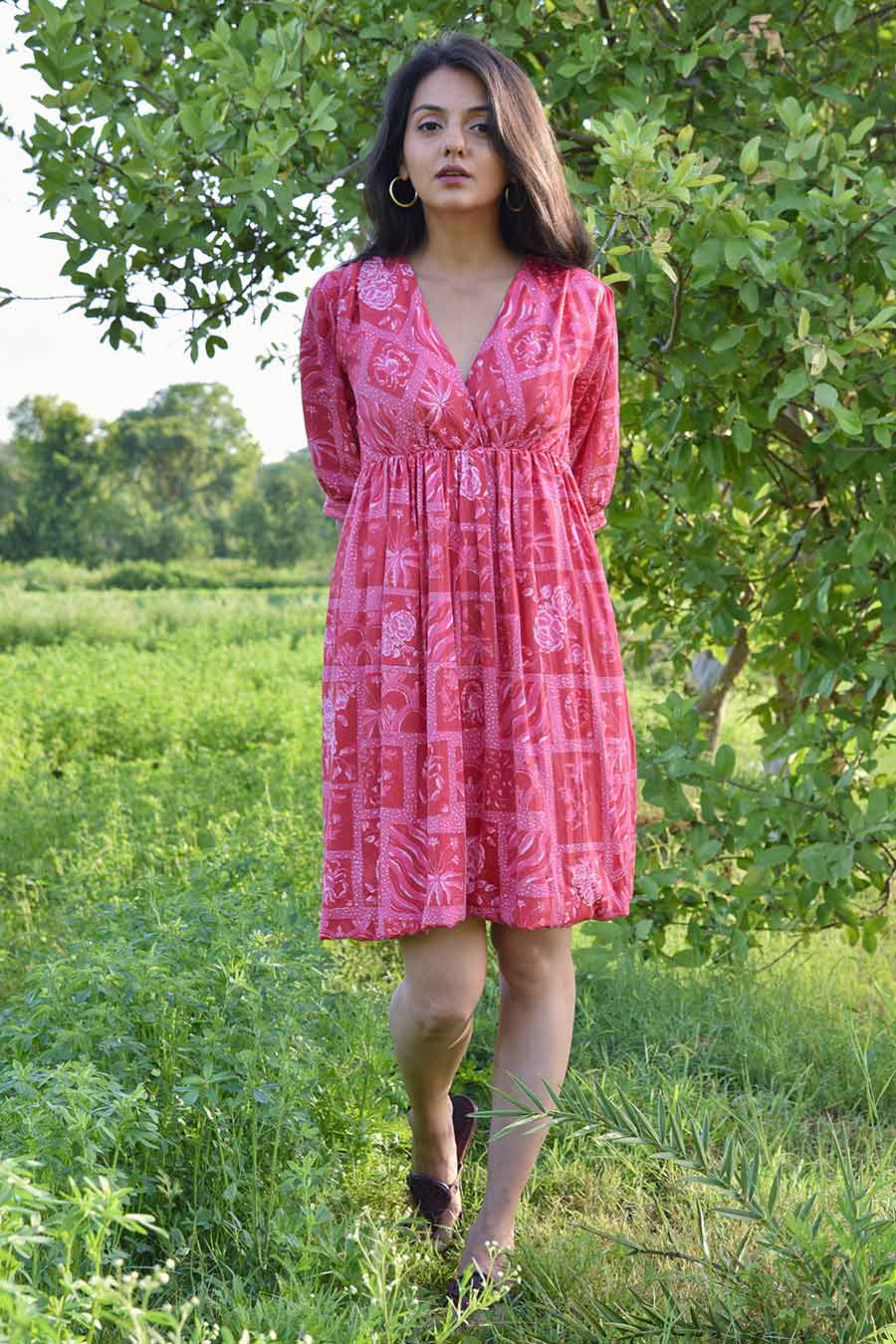 Candace Printed Short Dress