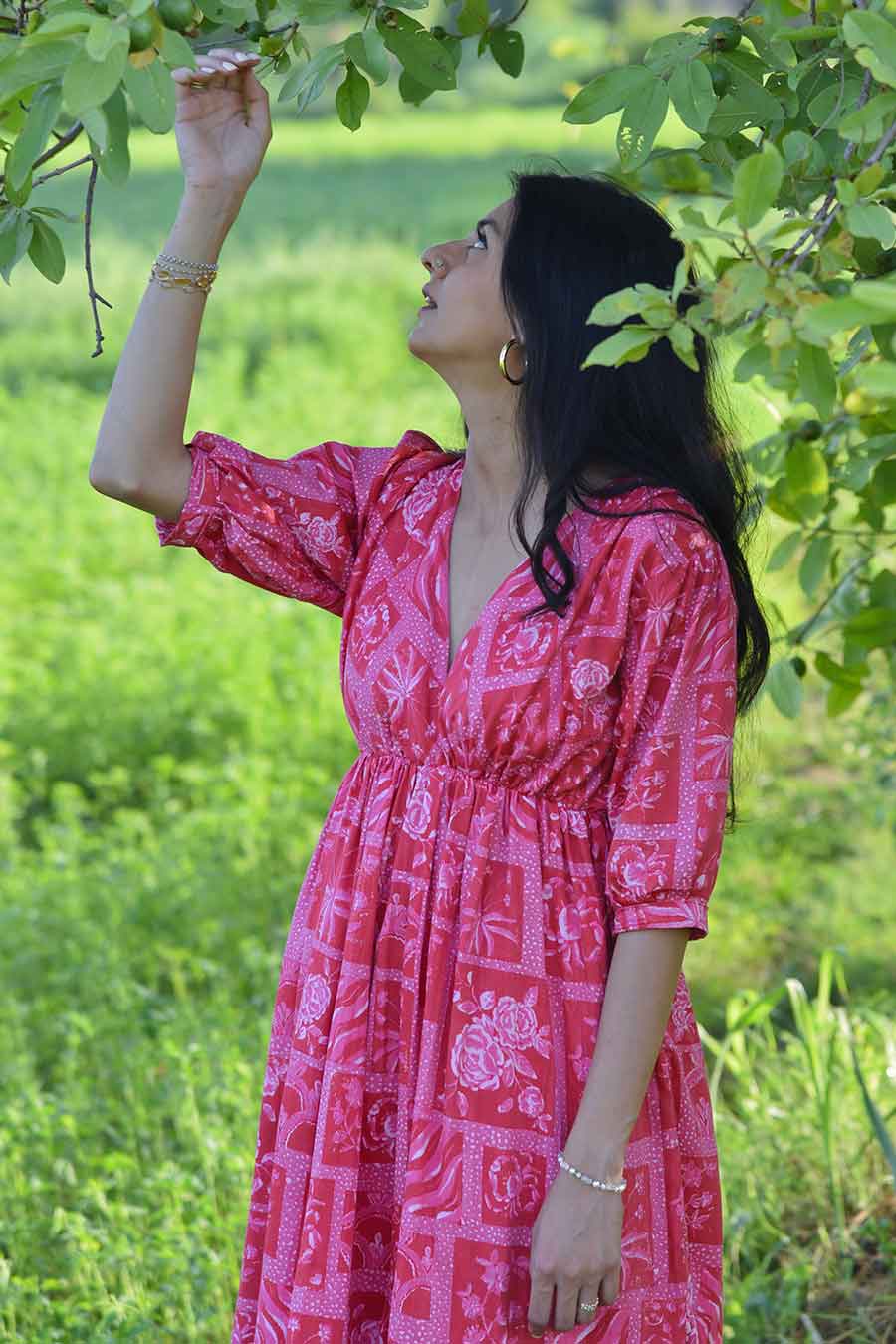 Candace Printed Short Dress