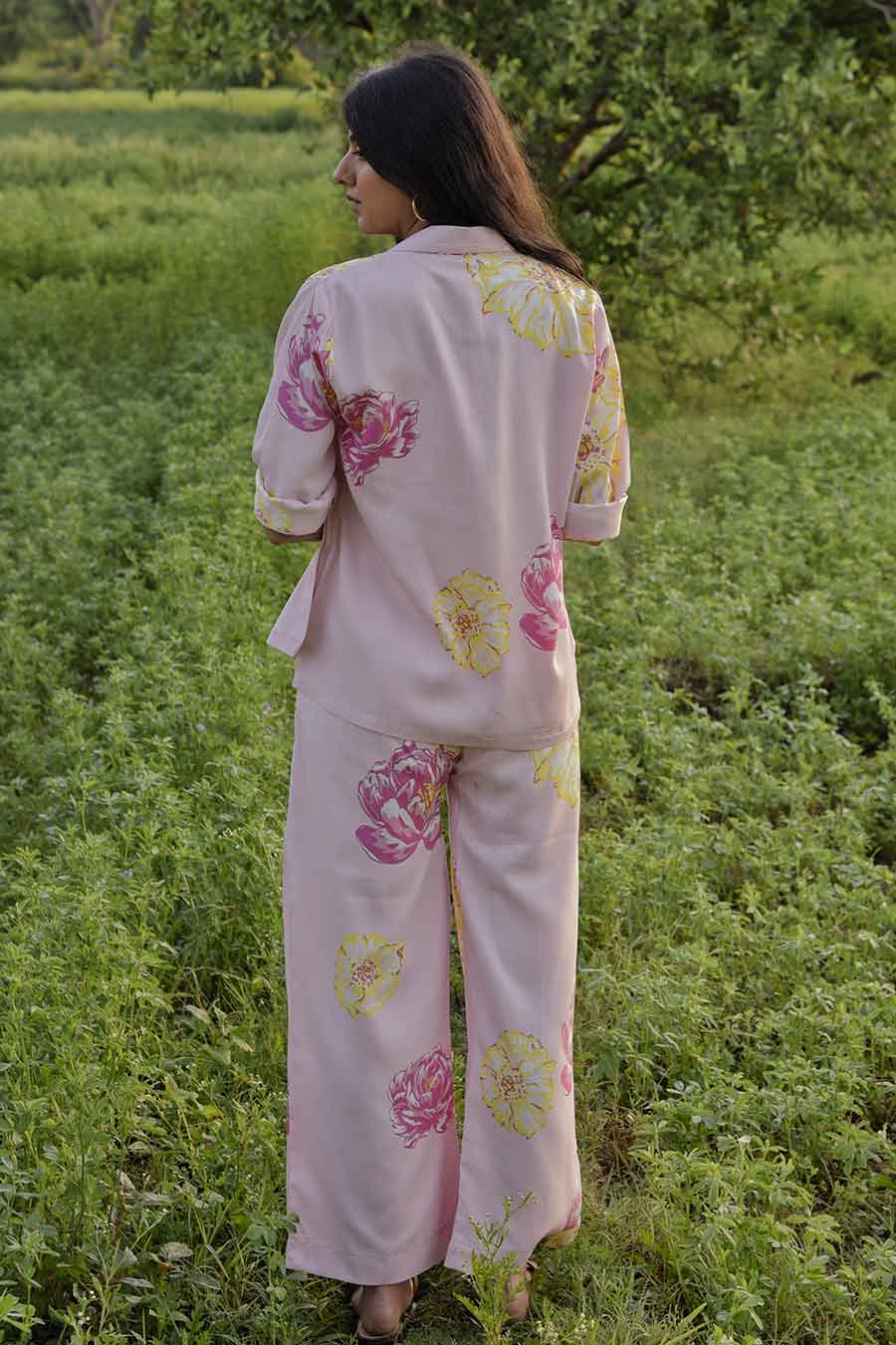 Veronica Printed Shirt & Pant Co-Ord Set