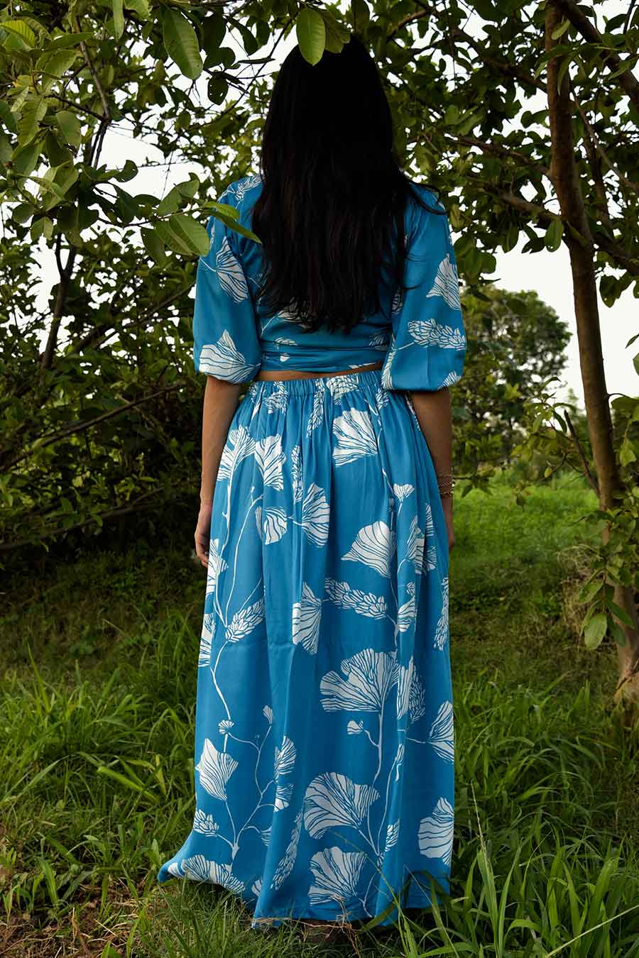 Amaya Printed Top & Skirt Co-Ord Set