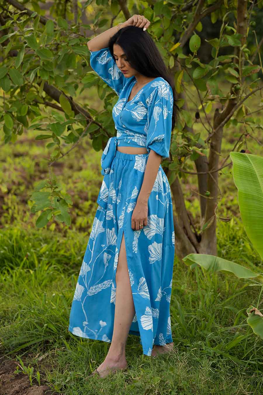 Amaya Printed Top & Skirt Co-Ord Set