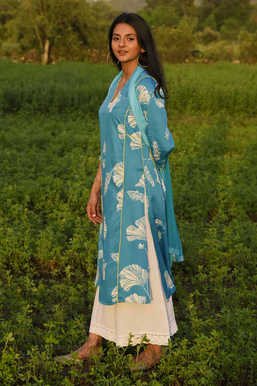 Idalia Printed Kurta & Dupatta Set