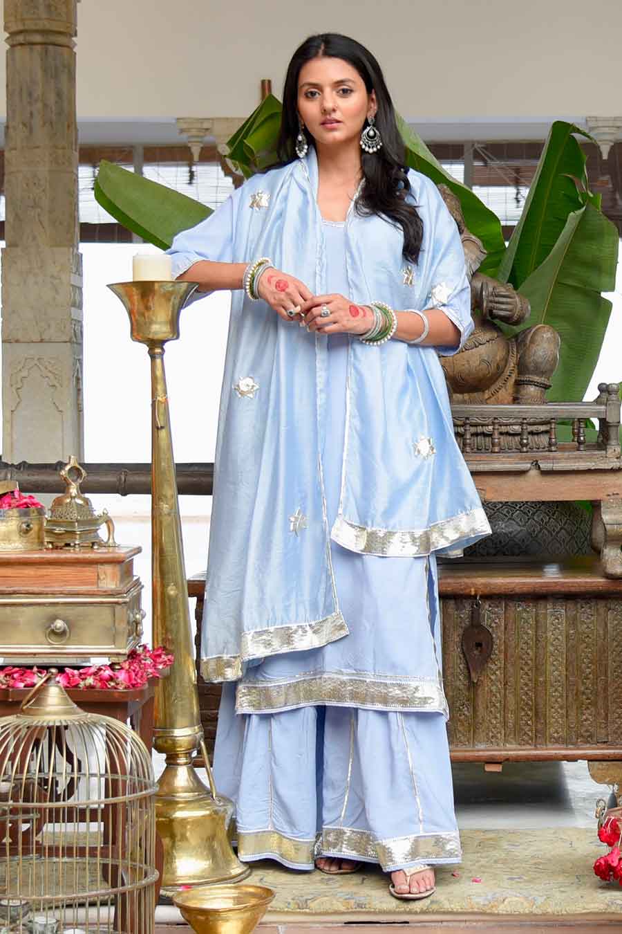 Neela Embellished Sharara Set