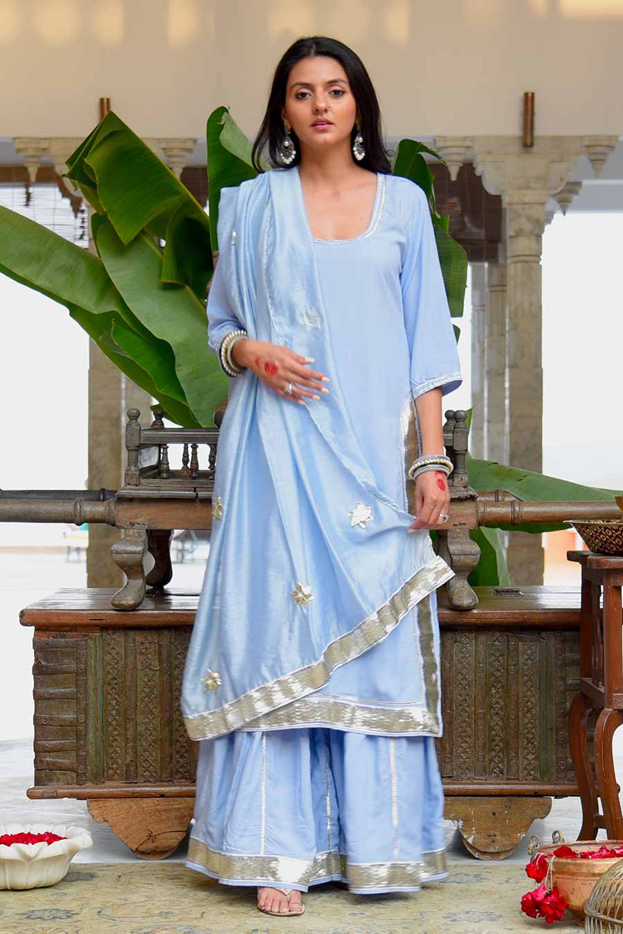 Neela Embellished Sharara Set