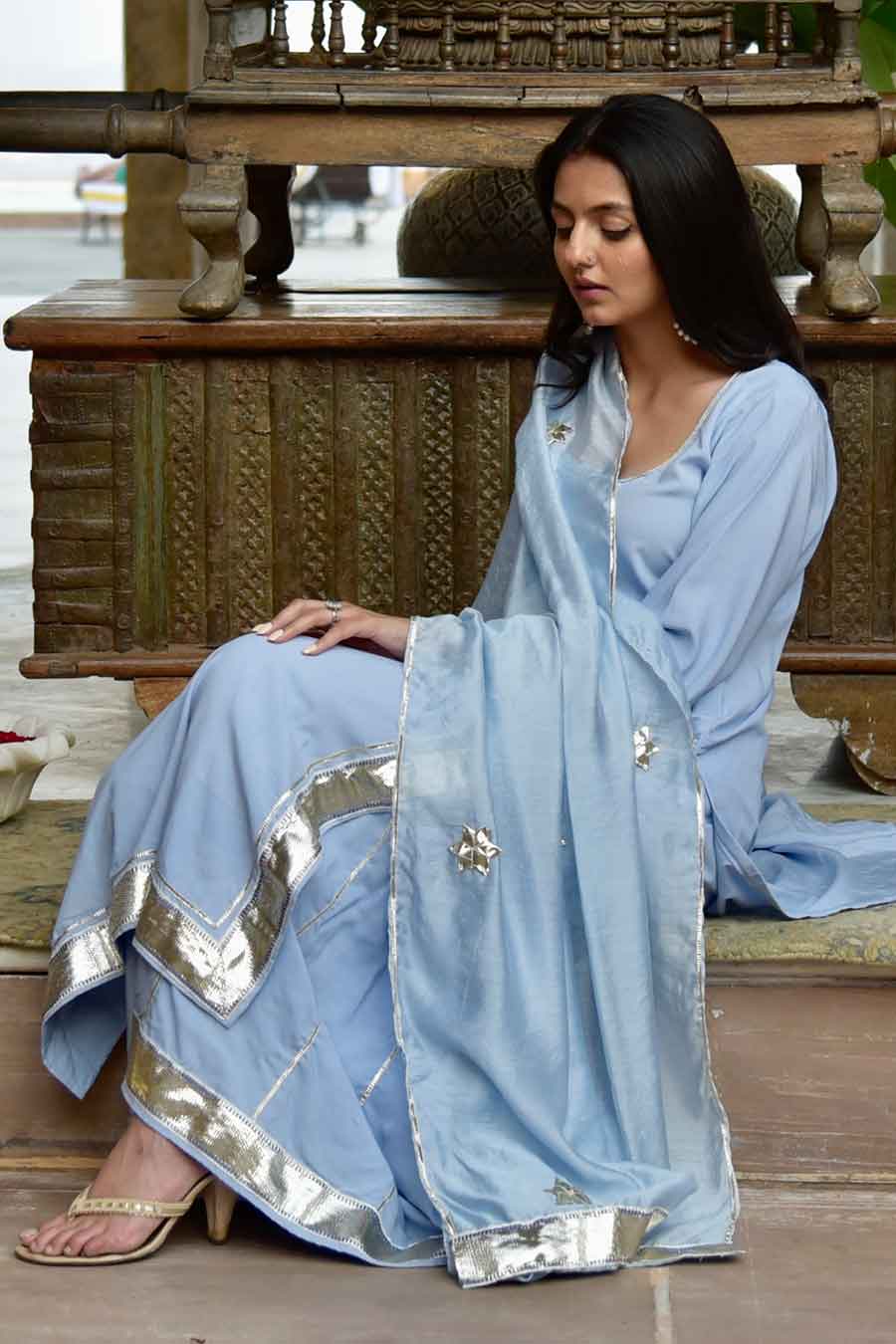 Neela Embellished Sharara Set