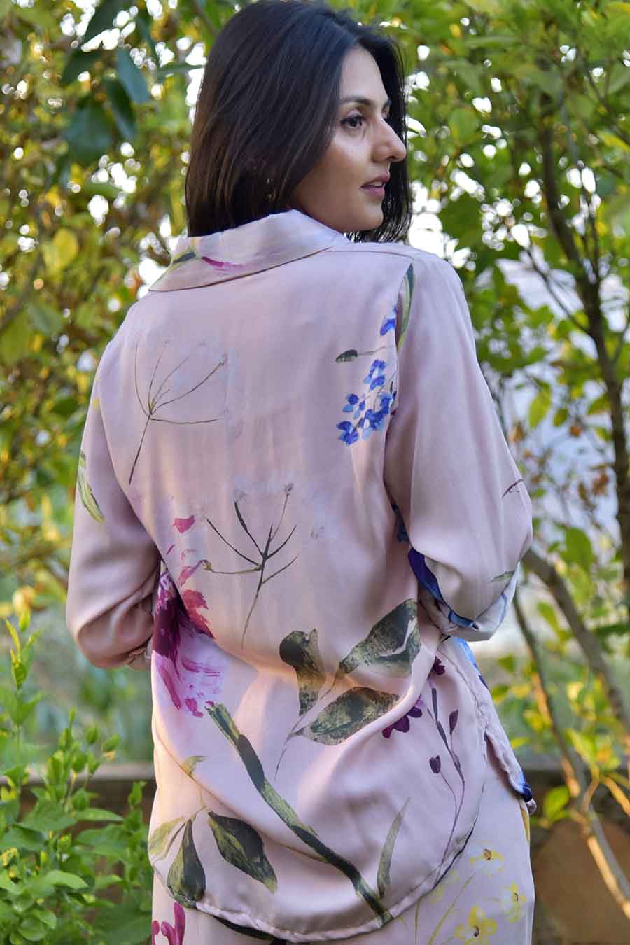 Pink Clara Printed Shirt