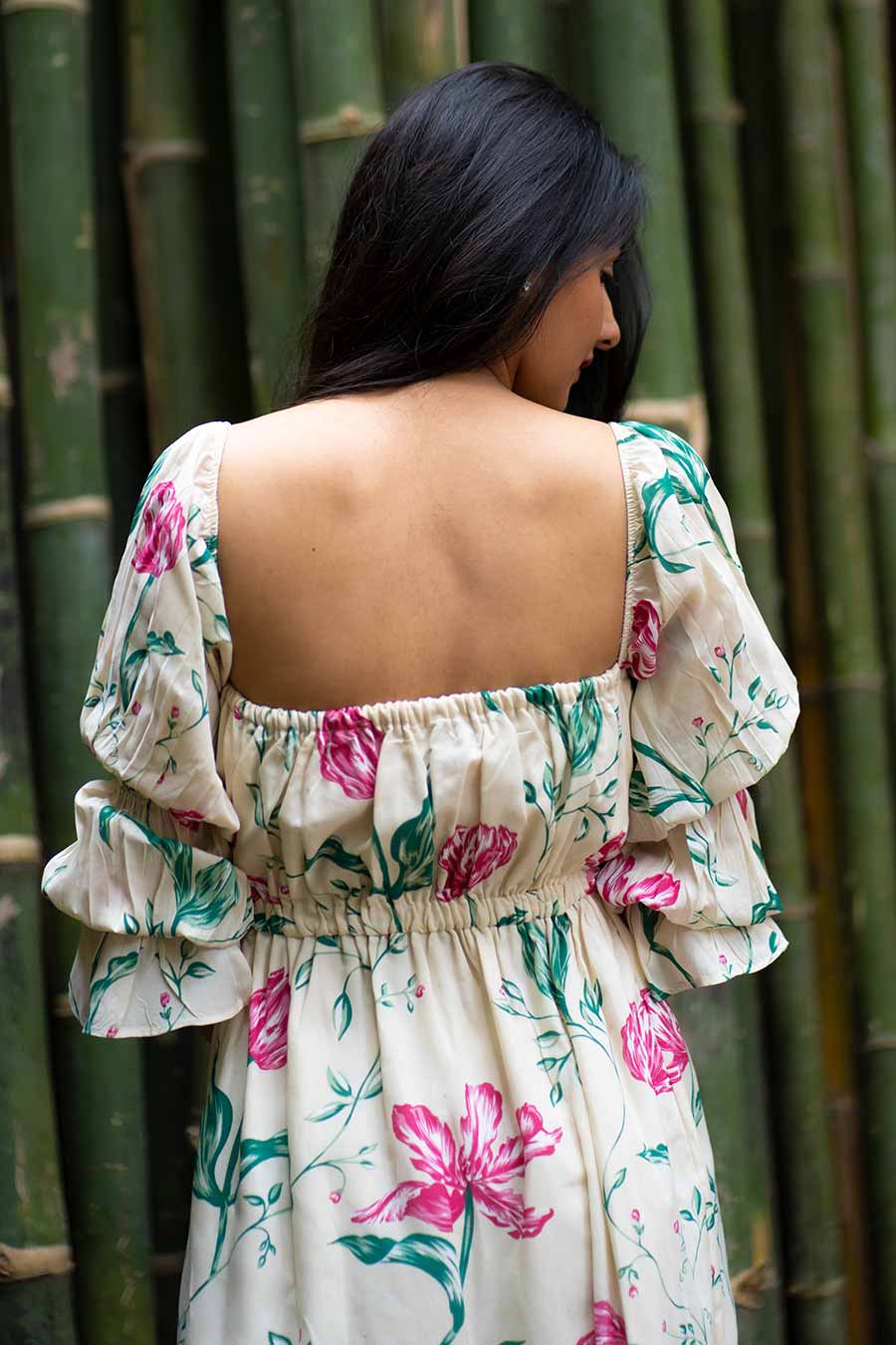 Mabel Modal Printed Long Dress