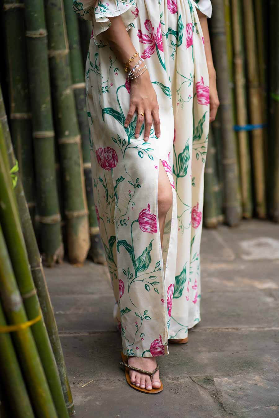 Mabel Modal Printed Long Dress