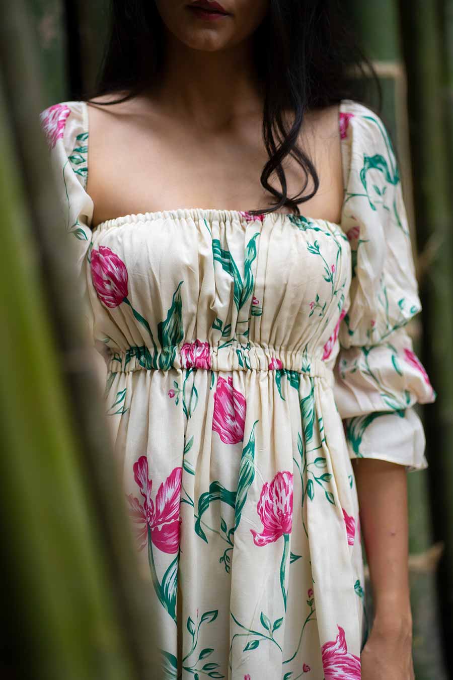 Mabel Modal Printed Long Dress