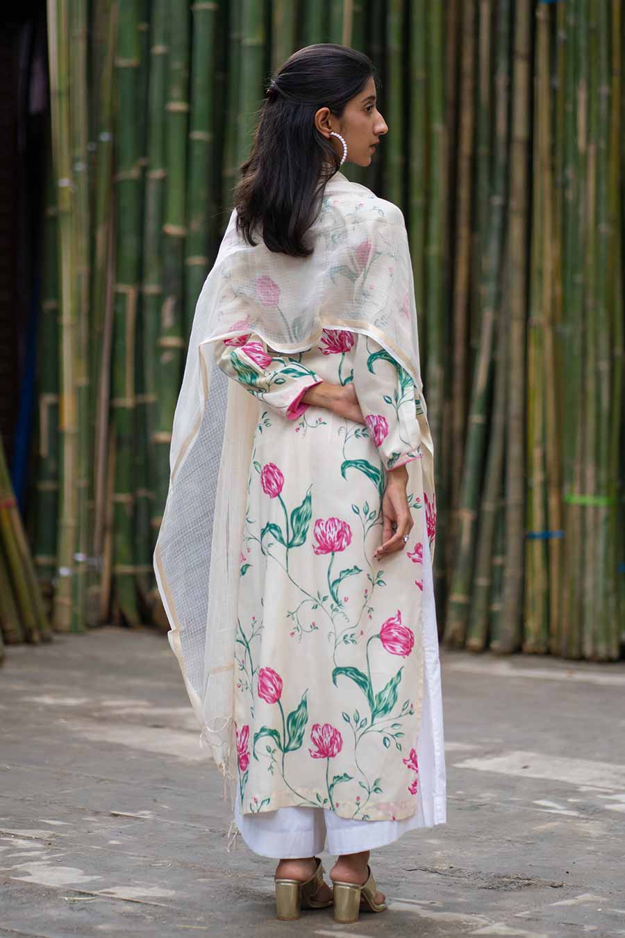 Fosteriana Modal Kurta & Dupatta Set