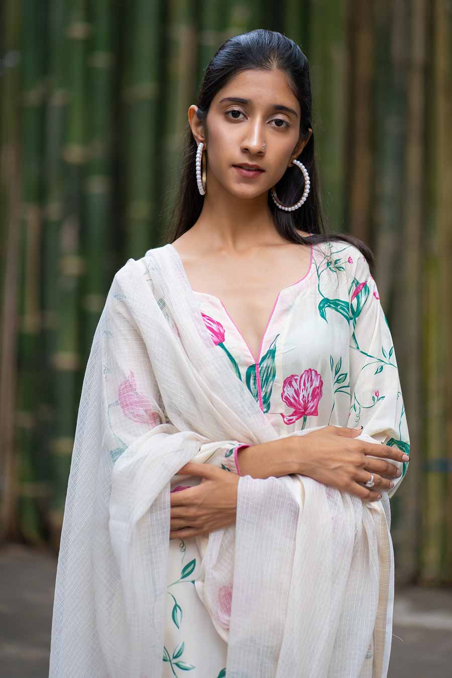 Fosteriana Modal Kurta & Dupatta Set