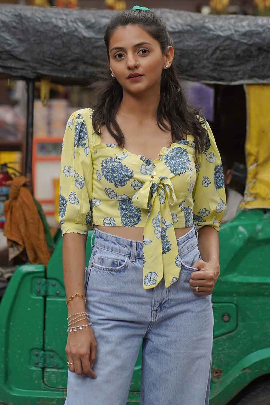 Starfield Modal Printed Top