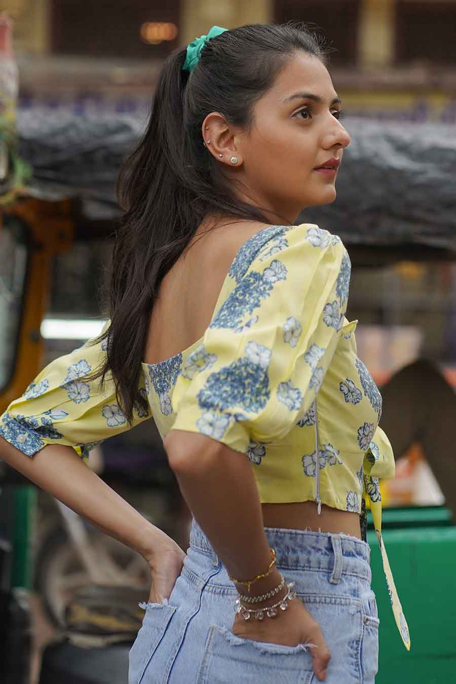 Starfield Modal Printed Top