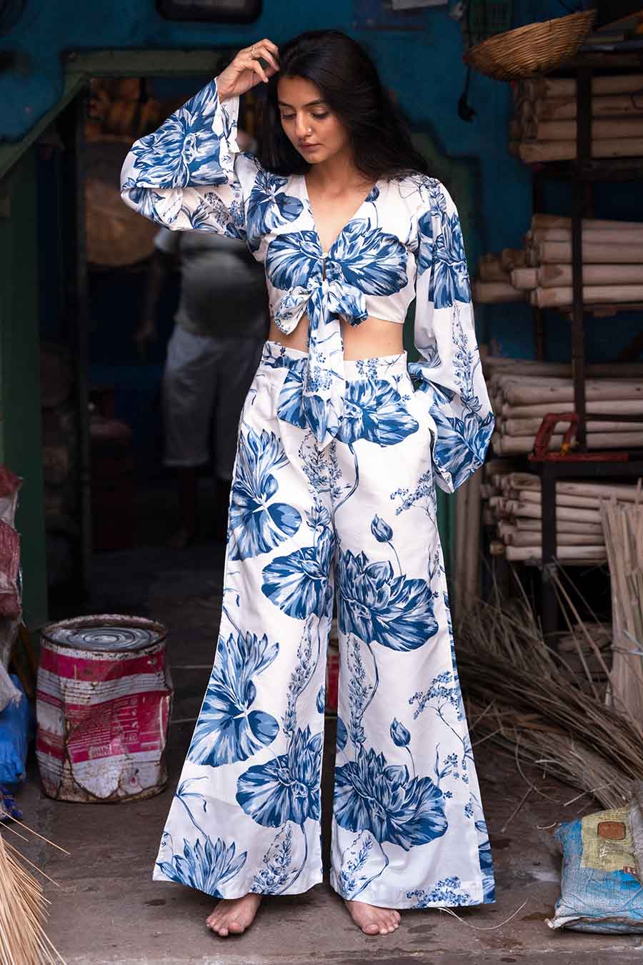 Aster Modal Printed Top & Pant Co-Ord Set