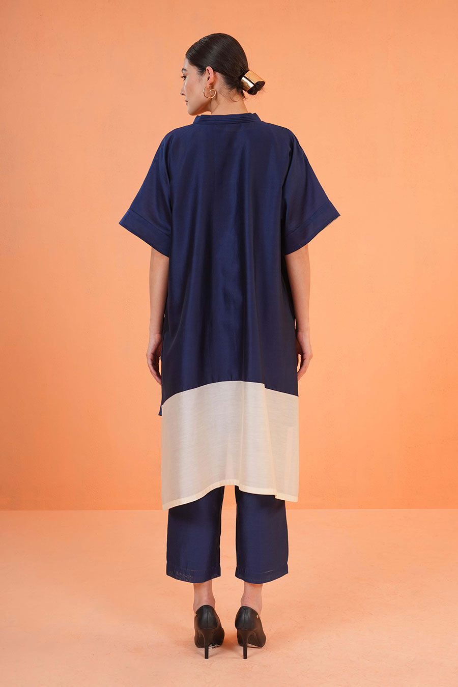 Blue Kasbah Embroidered Kurta & Pant Set