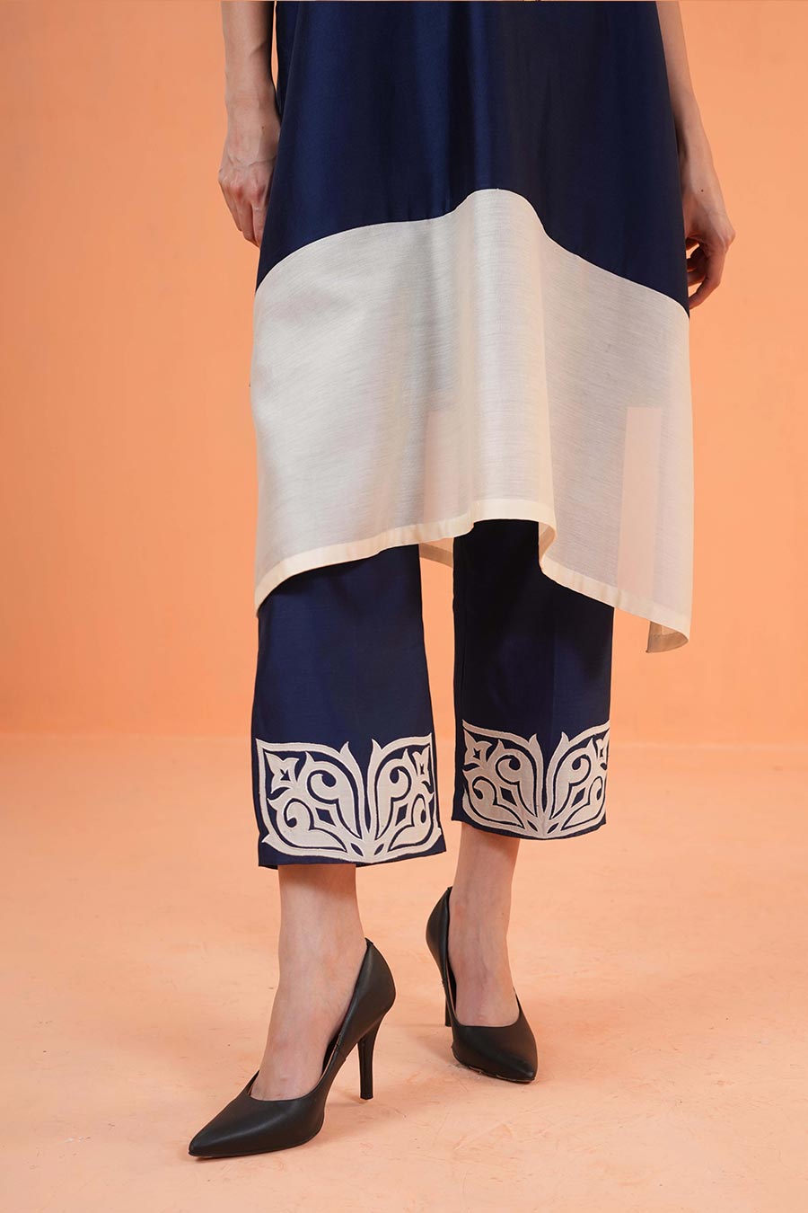 Blue Kasbah Embroidered Kurta & Pant Set
