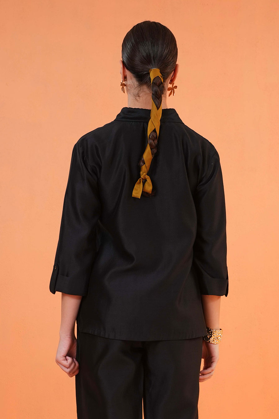 Black Desert Embroidered Shirt